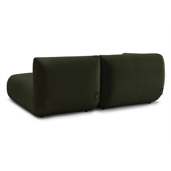 Roheline kordvillane nurgadiivan (paremas nurgas) Lecomte - Bobochic Paris-image-4