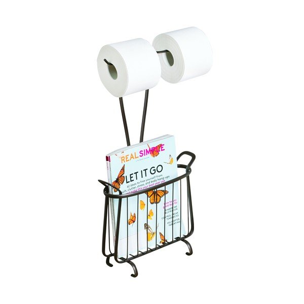 Pronksist metallist tualettpaberi hoidja, kõrgus 61 cm Axis - iDesign-image-3