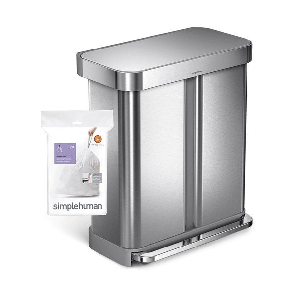 Prügikotid 60 tk 35 l H - simplehuman-image-3