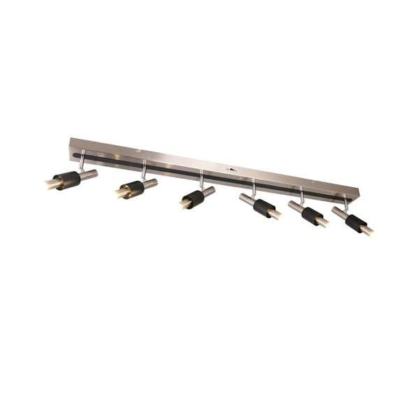 Must/hõbedane LED-kohtvalgusti 20,5x120 cm Ikaris - Trio Select-image-4