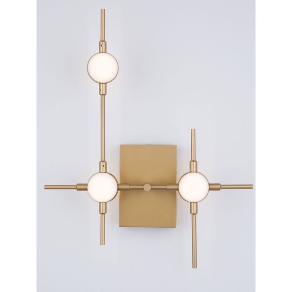 Metallist LED-seinalamp kuldses värvitoonis Atomo - Nova Luce-image-2