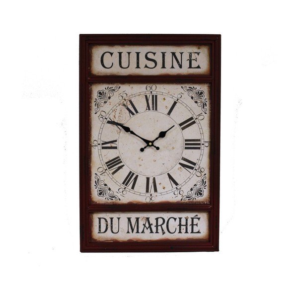 Nástěnné hodiny Antic Line Cuisine Du Marche