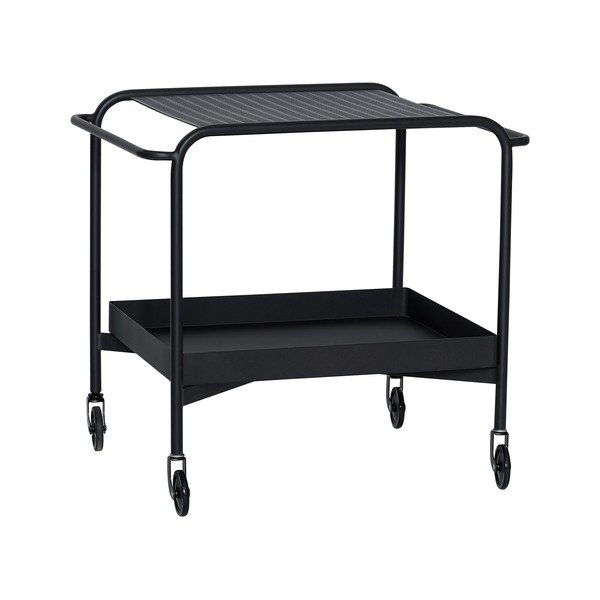 Metallist serveerimislaud ratastel 47x66 cm Push - Hübsch