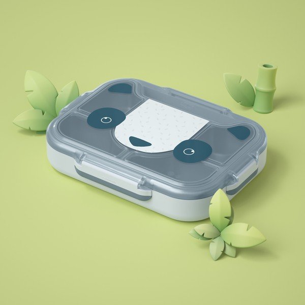 Laste suupistekarp Wonder Blue Panda - Monbento-image-1