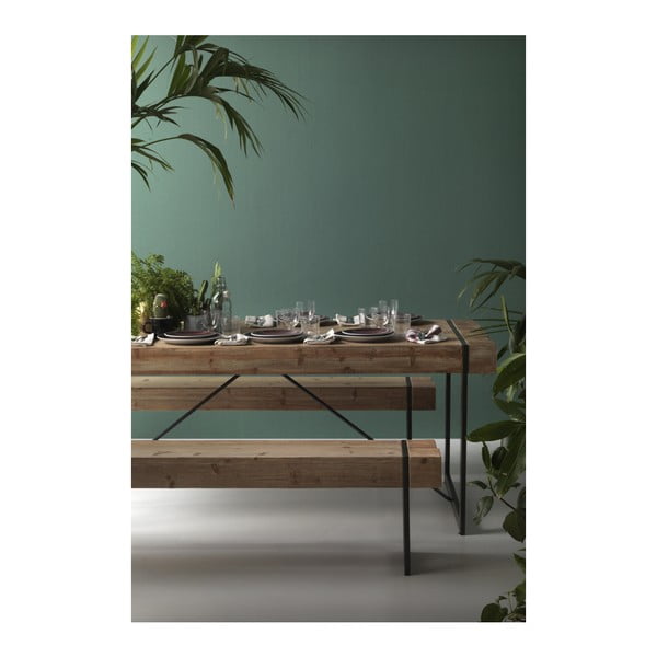 Metalljalgadega söögilaud Robust, 200 x 90 cm - Geese-image-1