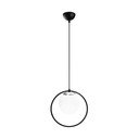 Mustast metallist rippvalgusti Opviq lights Vivi - Opviq lights