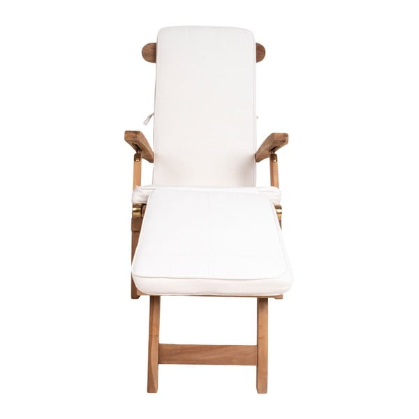 Valge puuvillane istmepadi õues lamamistoolile Arrecife - House Nordic-image-3