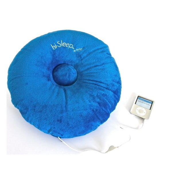 Polštářek s vestavěným reproduktorem hi-Sleep, modrý