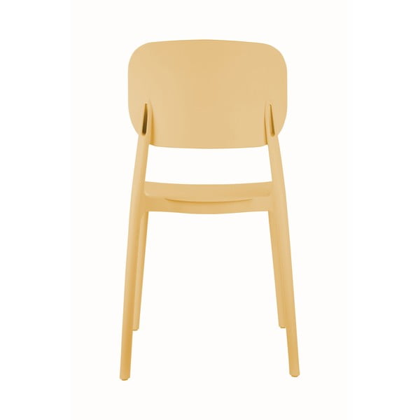 Kollane plastikust söögitool Cheer - Leitmotiv-image-2