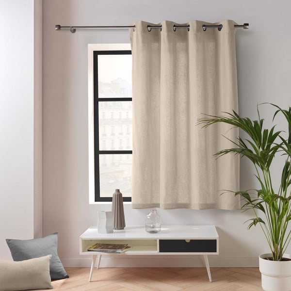 Kreem kardin 135x180 cm Twily - douceur d'intérieur-image-2