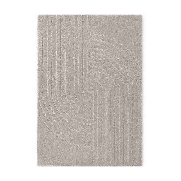 Helehall käsitsi kootud villane vaip 120x180 cm Arcura - Vikosa