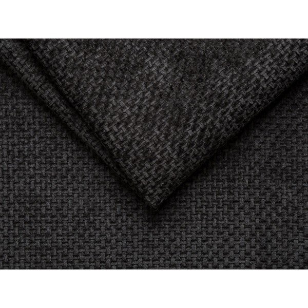 Must polsterdatud üheinimesevoodi ilma peatsita 90x200 cm Whale - Micadoni-image-3