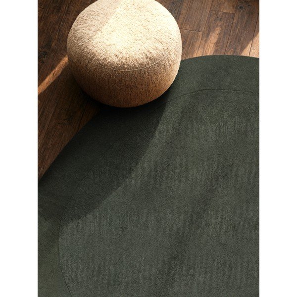 Tumeroheline käsitsi kootud ümmargune villasegust vaip ø 160 cm Kari Organic - Villeroy&Boch-image-2