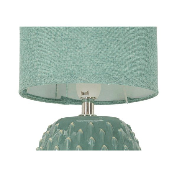 Helesinine keraamiline laualamp tekstiilist varjuga (kõrgus 27 cm) Pontus - Mauro Ferretti-image-4