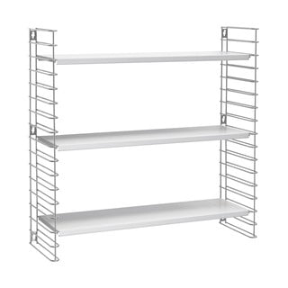 3-korruseline riiul valge riiuliga , laius 70 cm Libro - Metaltex