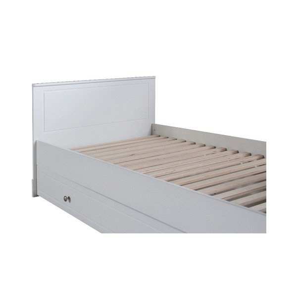 Voodi all olev valge sahtliosa , 90 x 200 cm Marylou - BELLAMY-image-1