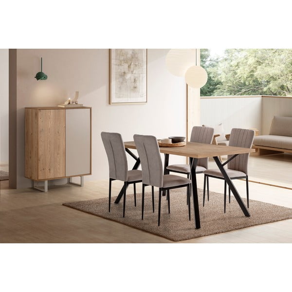 Helehallid söögitoolid 4tk komplektis Holly - Marckeric-image-1