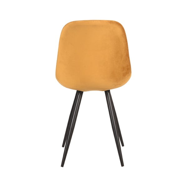 Sinepivärvi sametist söögitoolid 2 tk komplektis Capri - LABEL51-image-2