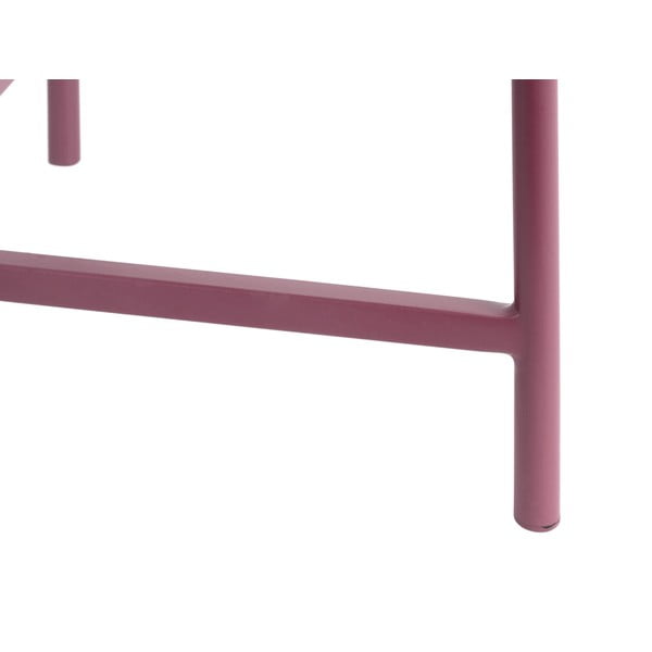 Lilla metallist ümmargune diivanilaud ø 50 cm Meseta – Leitmotiv-image-3