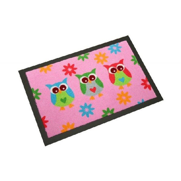 Rohožka Pink Owls, 40x60 cm-image-1