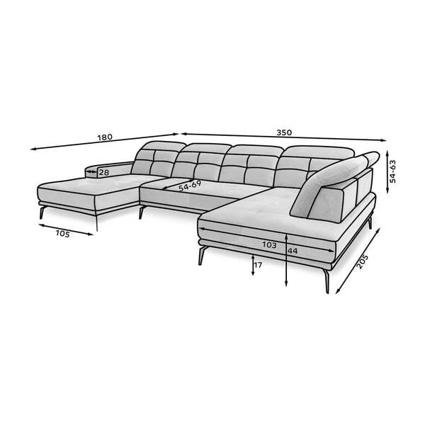 Must nurgadiivan, parem nurk / U-kujuline Bretan – ELTAP-image-2