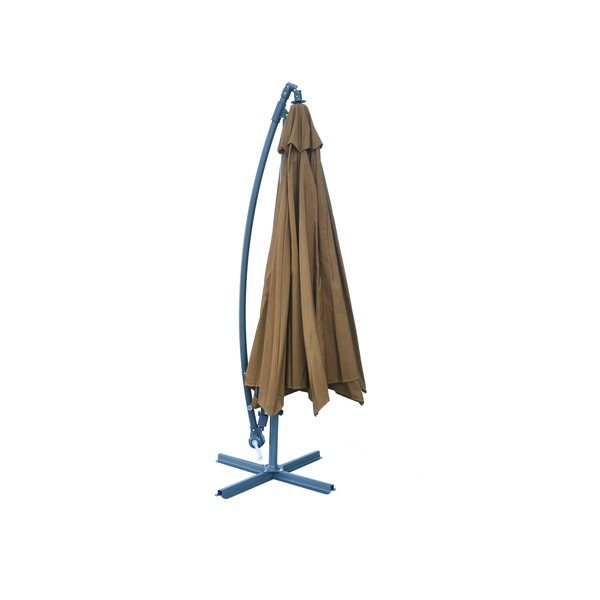 Pruun päikesevarju ø 350 cm - Rojaplast-image-3