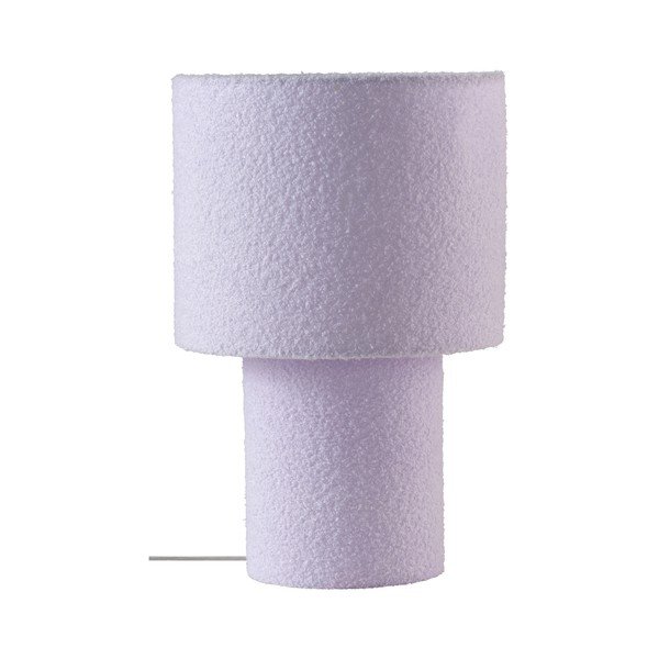 Lavendlivärvi riidest laualamp (kõrgus 44 cm) Aubra - Jotex