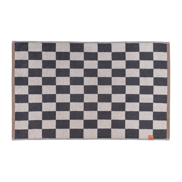 Antratsiitne/beež orgaanilisest puuvillast dušimatt 50x80 cm Retro - Mette Ditmer Denmark