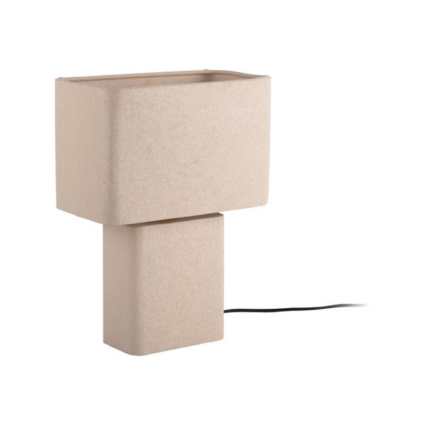 Beež metallist laualamp (kõrgus 33 cm) Boaz Recto - Leitmotiv
