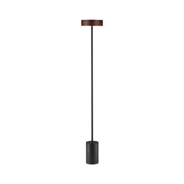 Must/tume naturaalsest metallist LED-põrandalamp (kõrgus 135 cm) Thea - Nova Luce