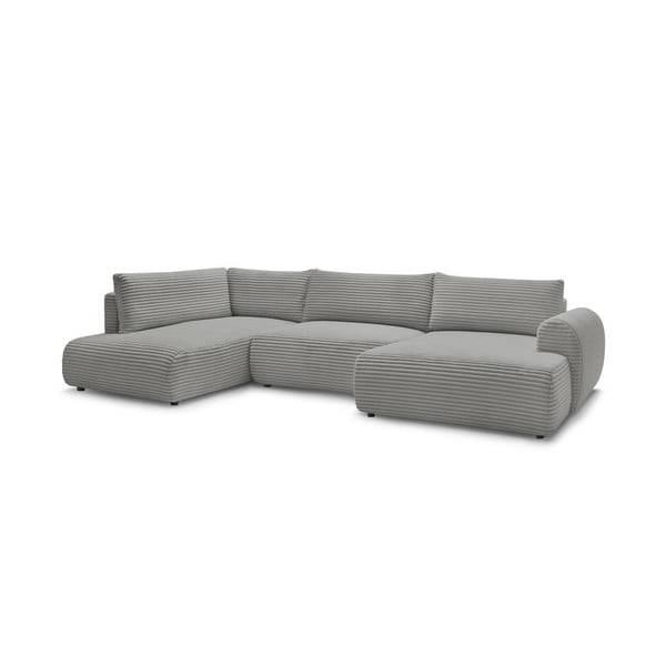 Tumehall velvetist nurgadiivanvoodi (parem nurk/U-kujuline) Lucien - Bobochic Paris-image-3