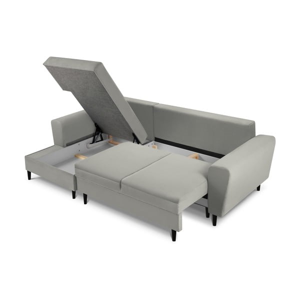 Helehall velvetist panipaigaga nurgadiivanvoodi (vasak nurk) Kyoto - Cosmopolitan Design-image-3