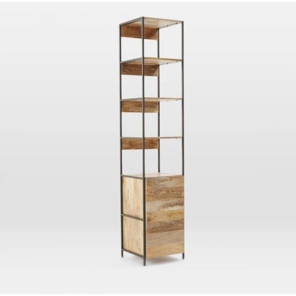 Knihovna z masivního mangového dřeva Massive Home Jenny, šířka 45 cm-image-3