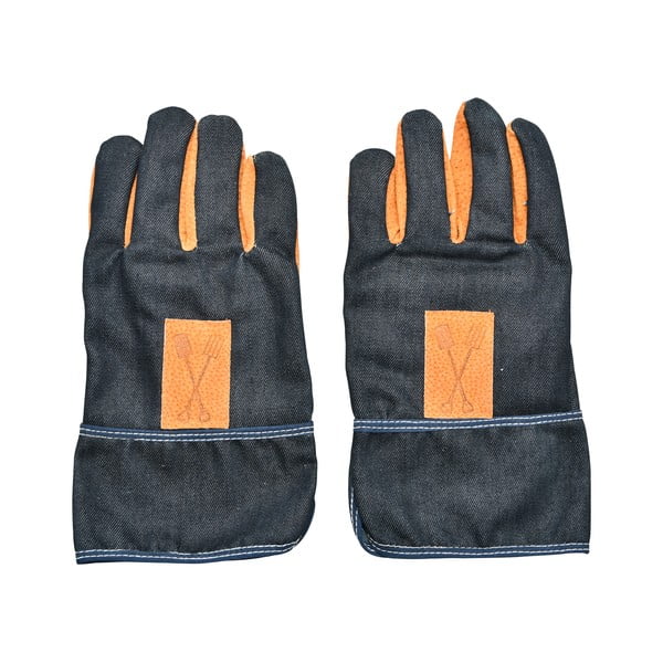 Sinakasoranžid aianduskindad Denim - Esschert Design-image-2