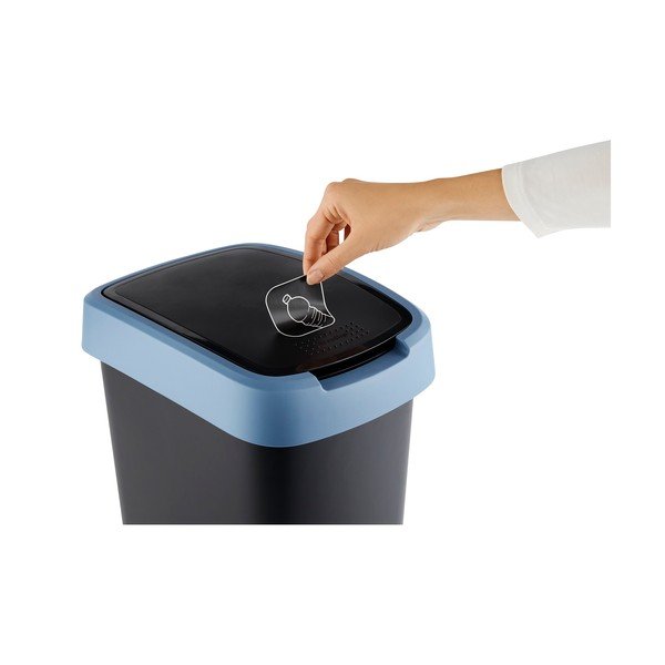 Ringlussevõetud plastist prügikast 10 L Twist - Rotho-image-4