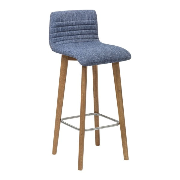 Sada 2 modrých barových stoliček Kare Design Lara