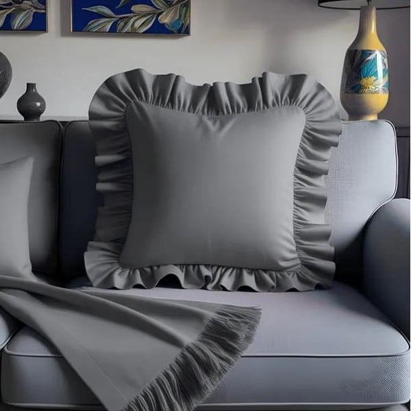 Puuvillaseguga padjakate 40x40 cm Ruffled - Mila Home-image-4