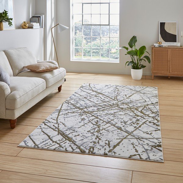 Helehall-kuldne vaip 80x150 cm Artemis - Think Rugs-image-1