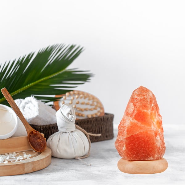 Oranž soolalamp, kõrgus 19 cm Sally - LAMKUR-image-2