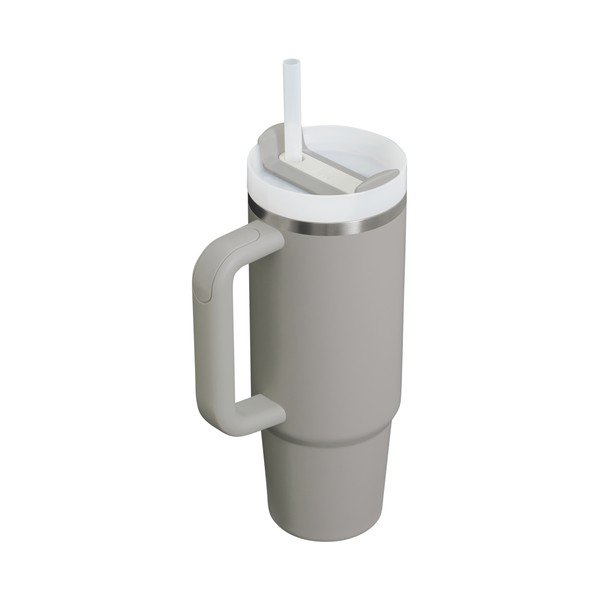 Helehall roostevabast terasest termospudel koos kõrrega 890 ml Quencher H2.O FlowState™ Tumbler Ash - Stanley-image-2