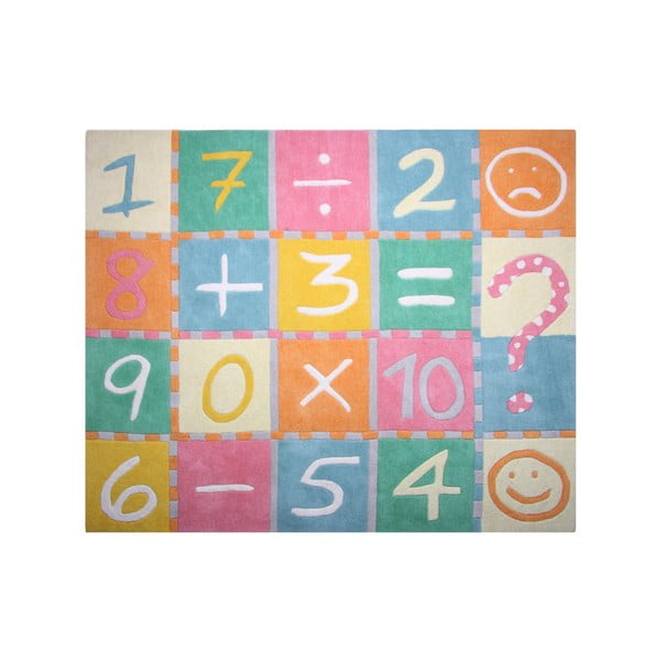 Dětský koberec Marelle Maths, 130x160 cm