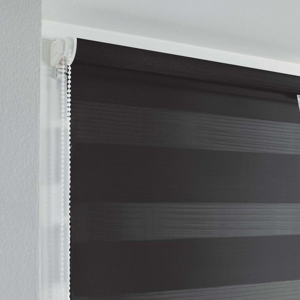 Must tekstiilist ruloo päevaks ja ööks 60x90 cm Daynight - douceur d'intérieur-image-1