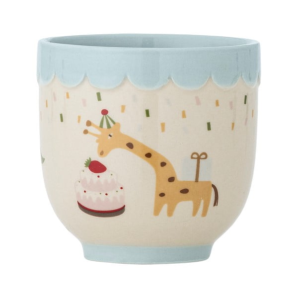 Sinine/kreem kivikeraamikast laste kruus 150 ml Celebrate - Bloomingville Mini