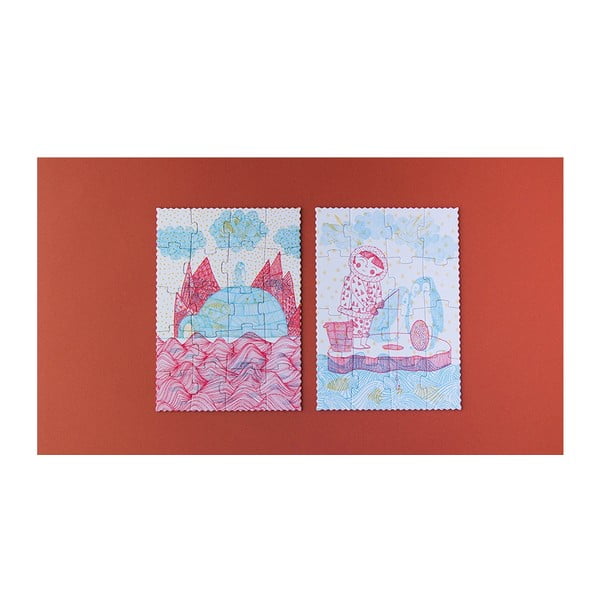 Puzzle Jääl ujulas - Londji-image-1