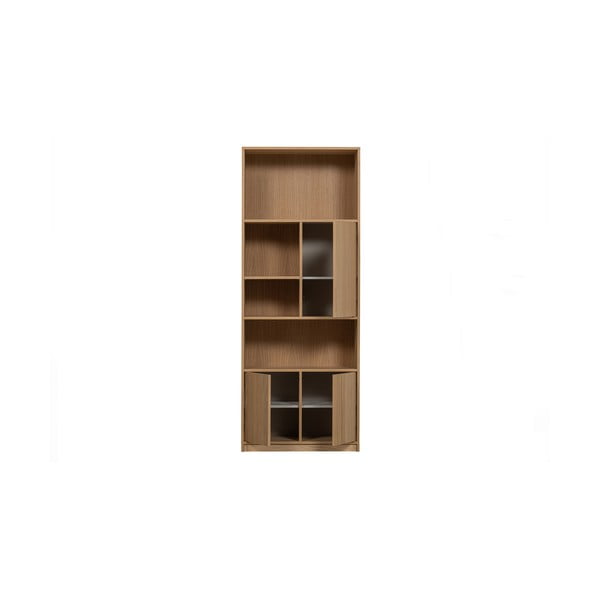 Modulaarne raamaturiiul tammepuust 77x199 cm Modulair - vtwonen-image-3