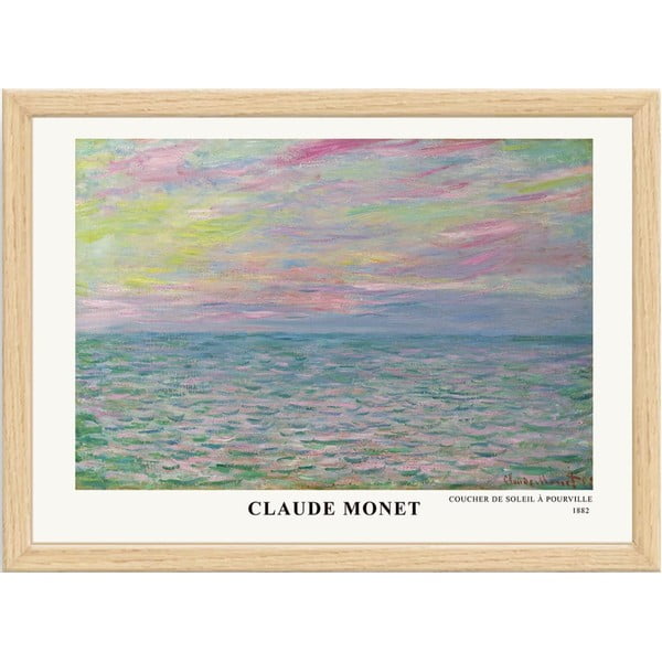 Plakat raamis 45x35 cm Claude Monet - Wallity
