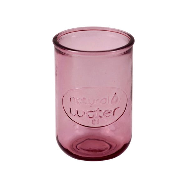 Roosa taaskasutatud klaaspurk Vesi, 0,4 l - Ego Dekor