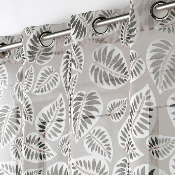 Must-beež voile kardin 140x240 cm Alma - douceur d'intérieur-image-1