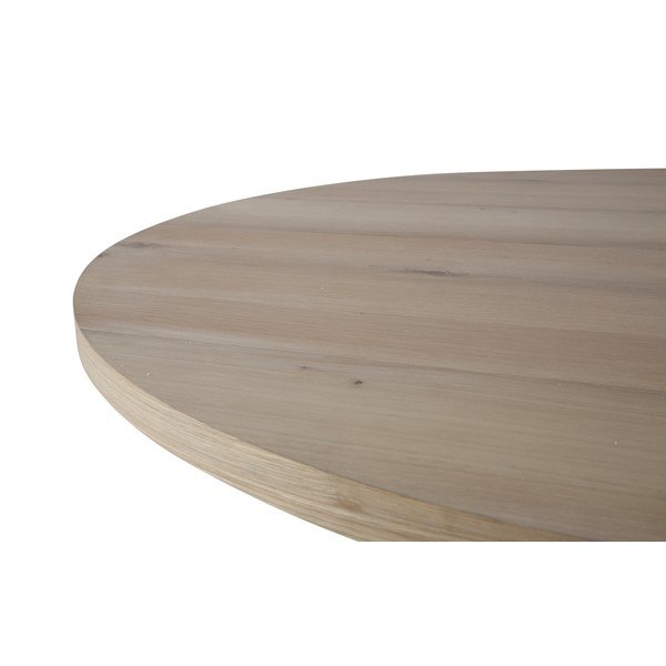 Mustade jalgadega ümmargune söögilaud , ø 120 cm Maison - Canett-image-2