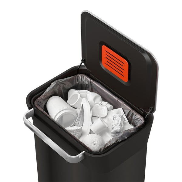 Must terasest prügikast 30 l Titan - Joseph Joseph-image-4